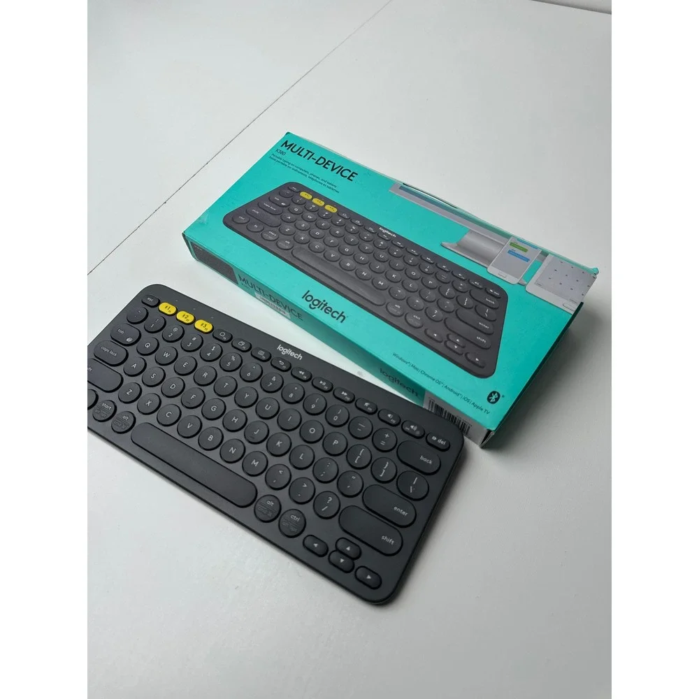 Logitech K380 Multi-Device Bluetooth Wireless Keyboard Black OPEN BOX, NEW
